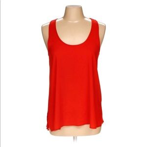 French Connection Red Sleeveless Top/Tank ~ M